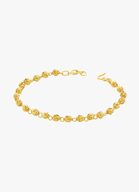 916 Gold Ball Bracelet