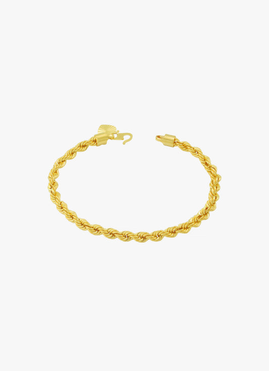 916 Gold Rope Bracelet