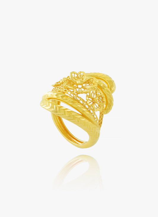 916 Fancy Gold Ring
