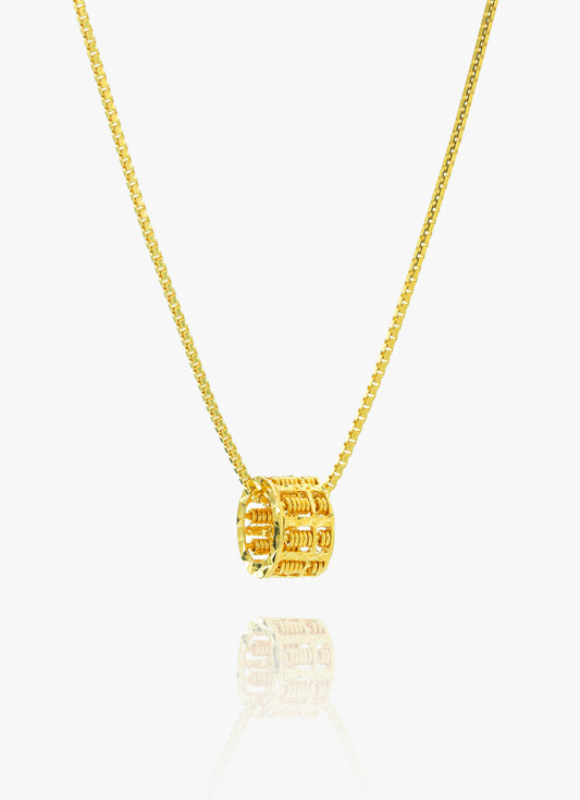 916 Round Abacus Pendant