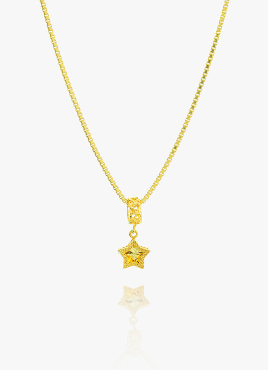 916 Gold Mini Shining Star pendant