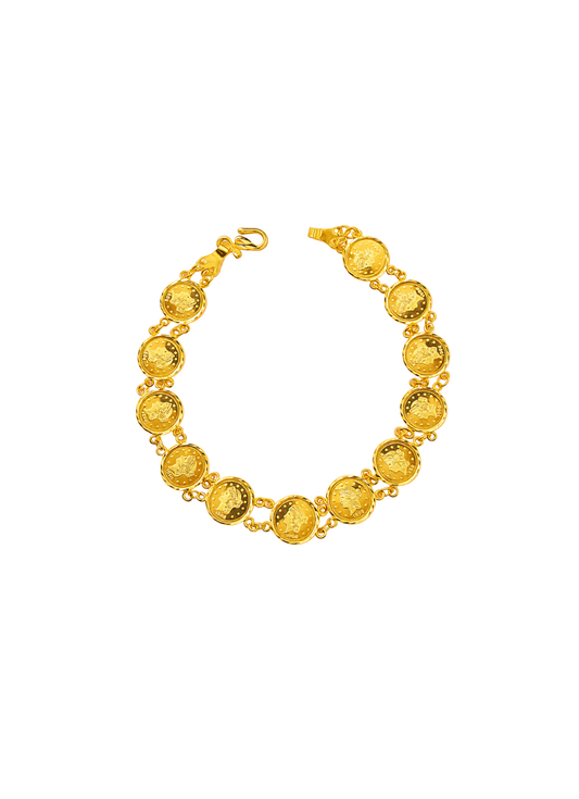 916 Gold Queen Elizabeth bracelet