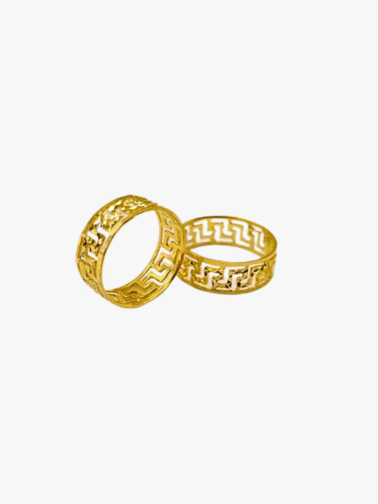 916 Gold Wan Zi Ring