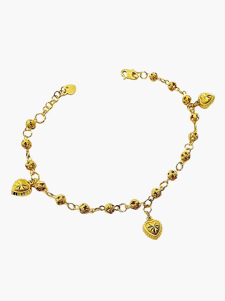 916 gold Love Ball bracelet