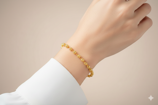 916 Gold Ball Bracelet