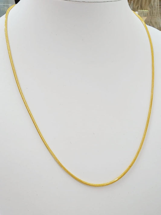 916 Gold Round Dragon Necklace