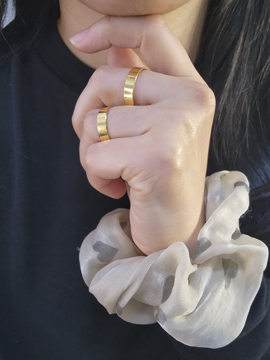 916 Gold Plain ring