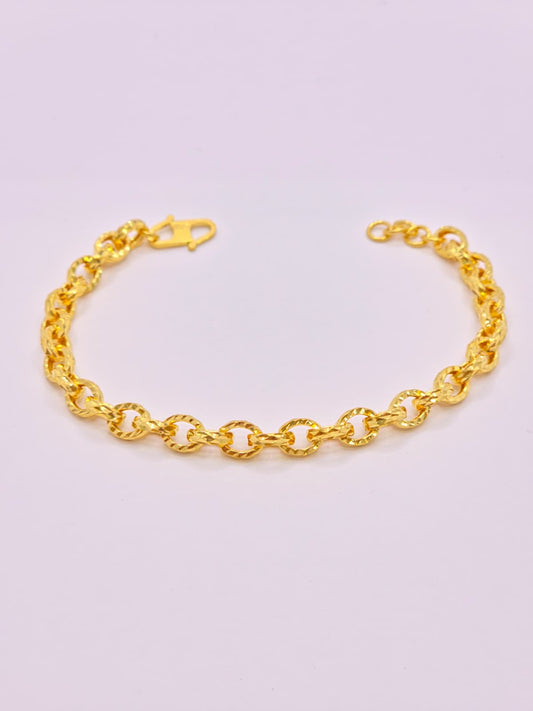 916 Gold Blinky Wan Zi Bracelet