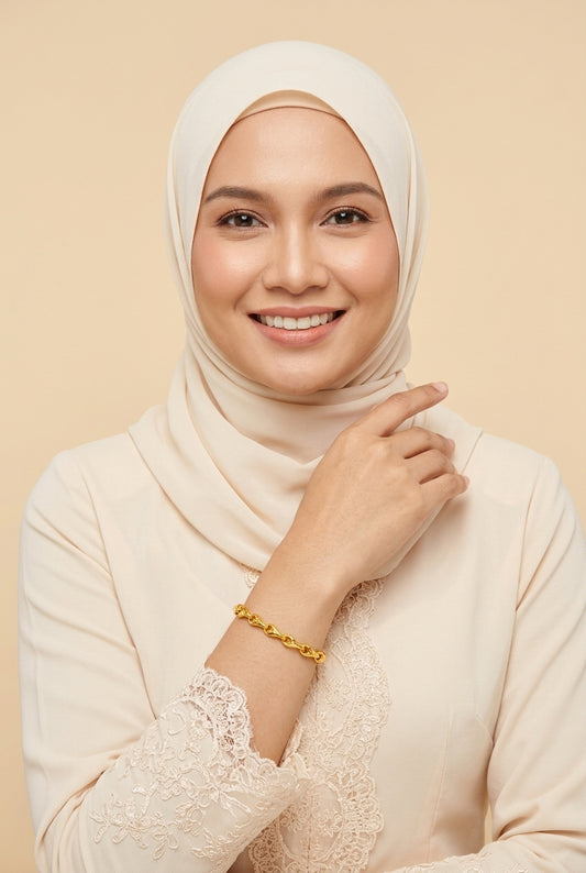 916 gold special siput bracelet