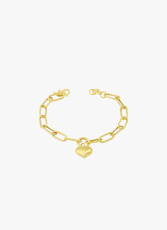 916 Gold Love Chain Bracelet