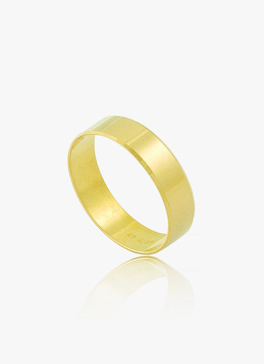 916 Gold Plain ring
