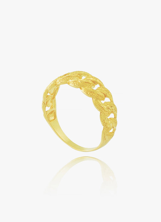 916 Gold Glossy Coco Ring