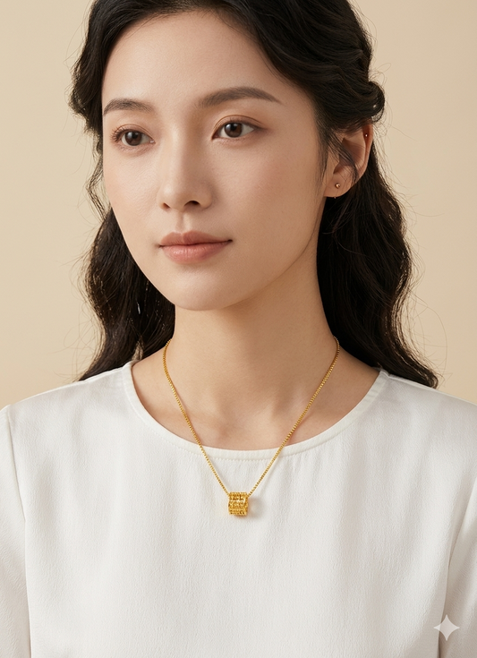 916 Round Abacus Pendant