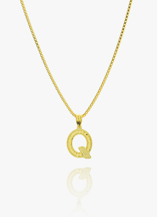 916 Gold Alphabet (A-Z) pendant