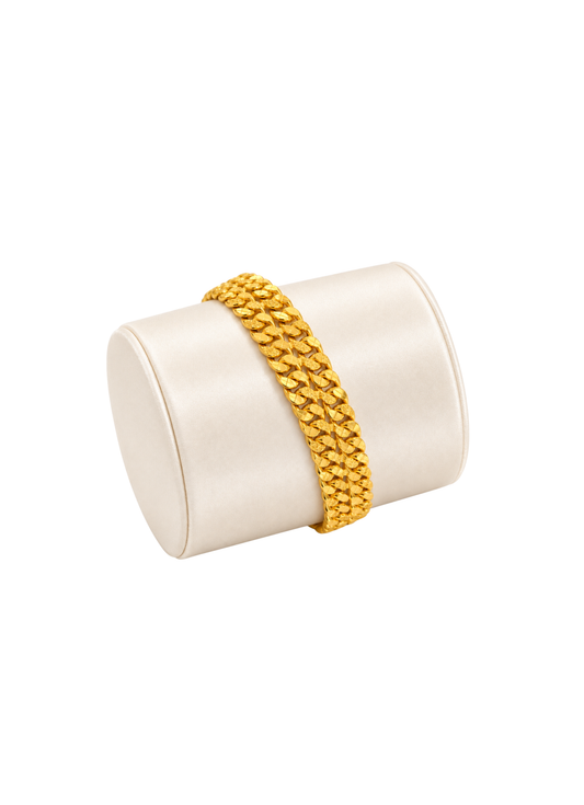 916 Gold double Cowboy Bracelet