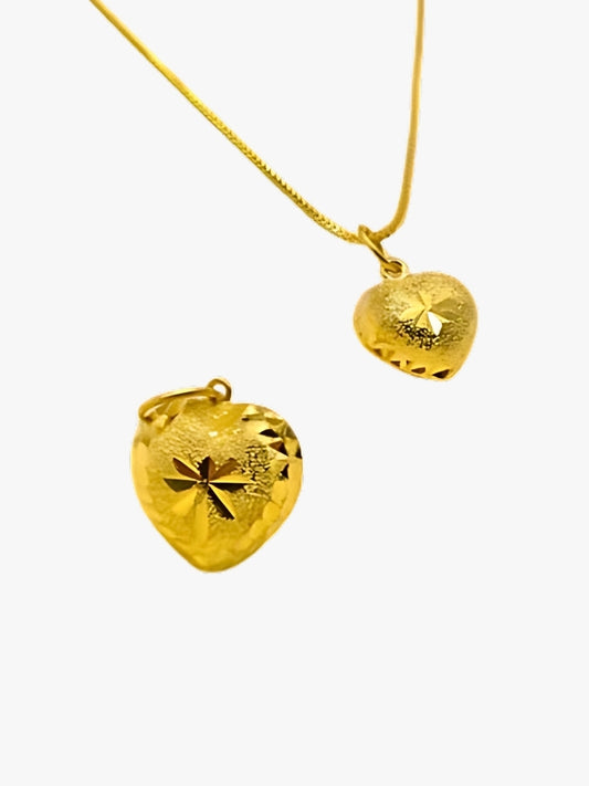 916 Gold Sandy Love Pendant