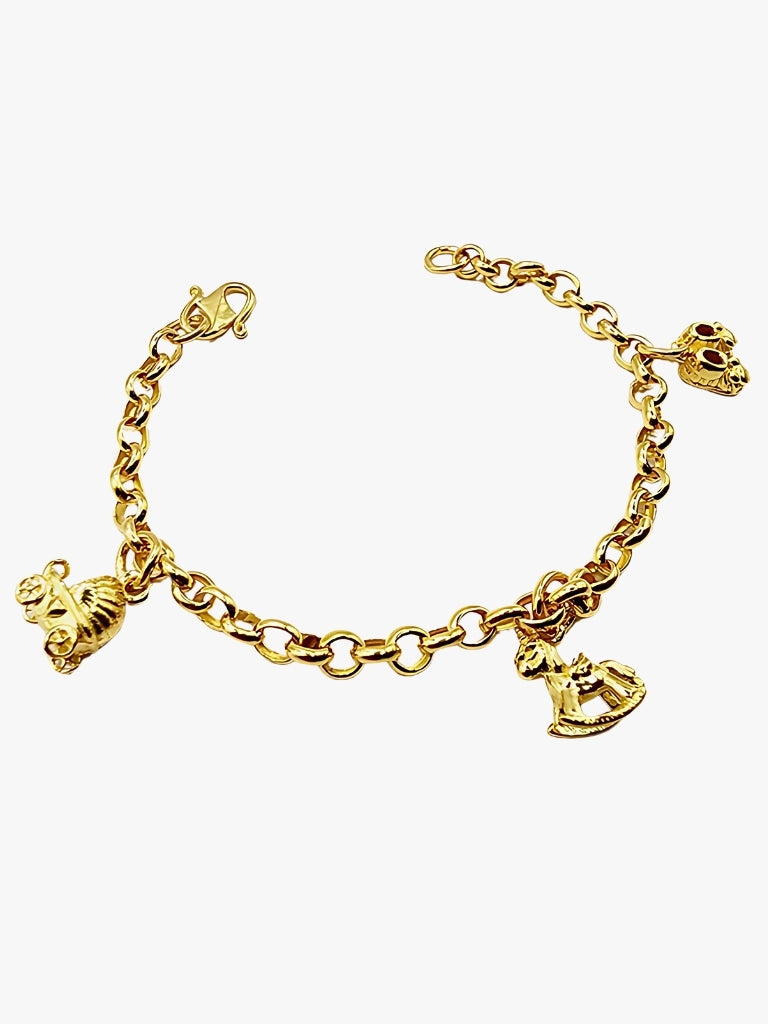 916 Gold Kids Treasures Bracelet