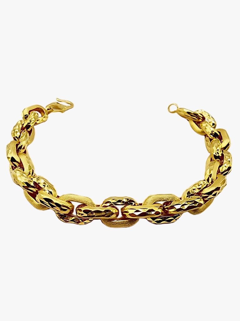 916 Gold Thicker Chain Bracelet