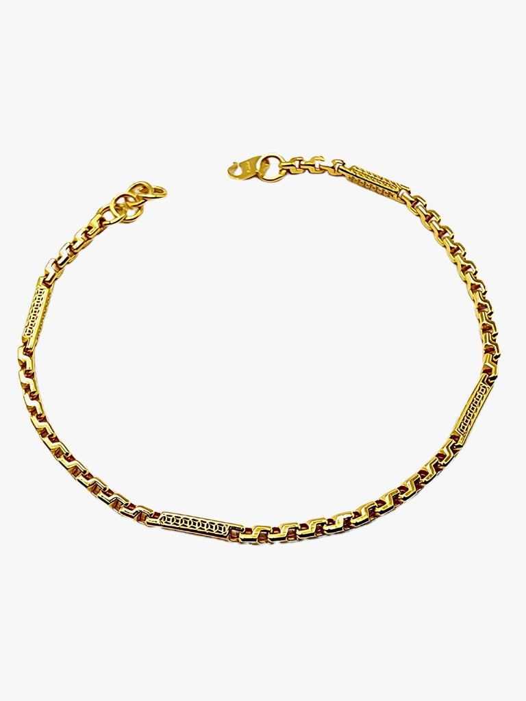 916 Gold Wealth Coin Bracelet