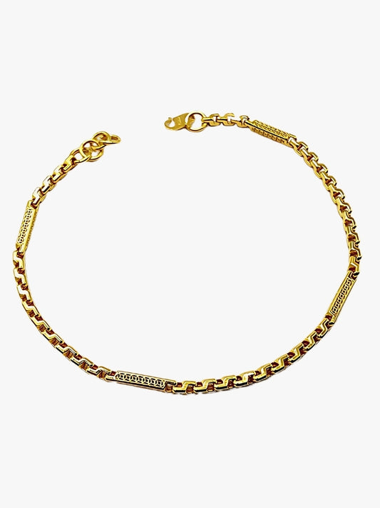 916 Gold Wealth Coin Bracelet