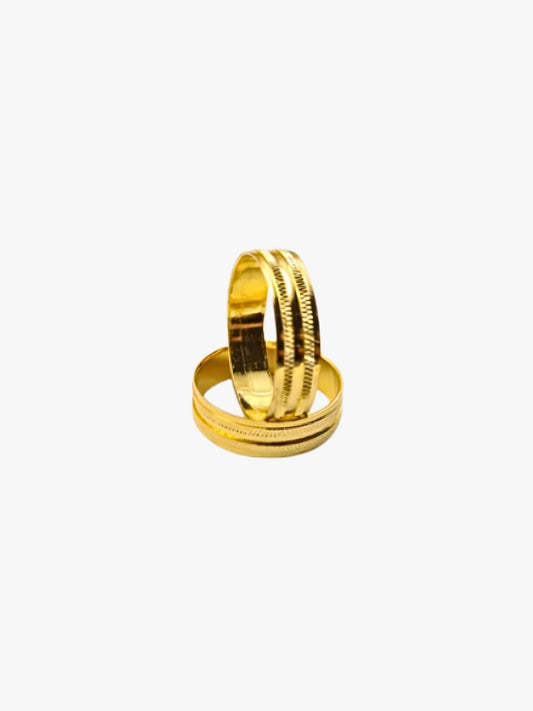 916 Gold Wedding Band