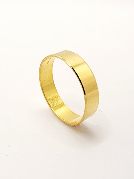 916 Gold Plain ring
