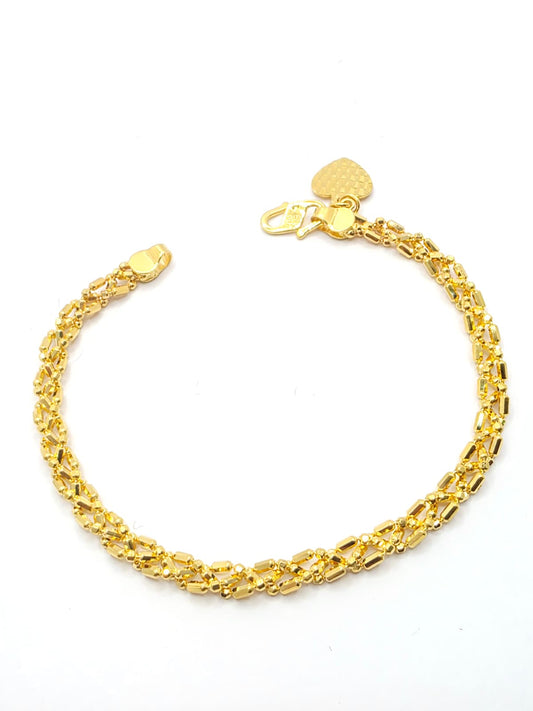 916 Gold DNA Bracelet
